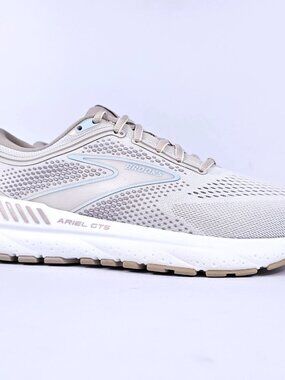 Brooks Ariel GTS 23 Womens 9 Stability Cushion Support Road Running Shoes White